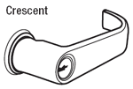 crescent lever handle